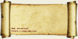 Mahailo Crnjanski vizit kartica